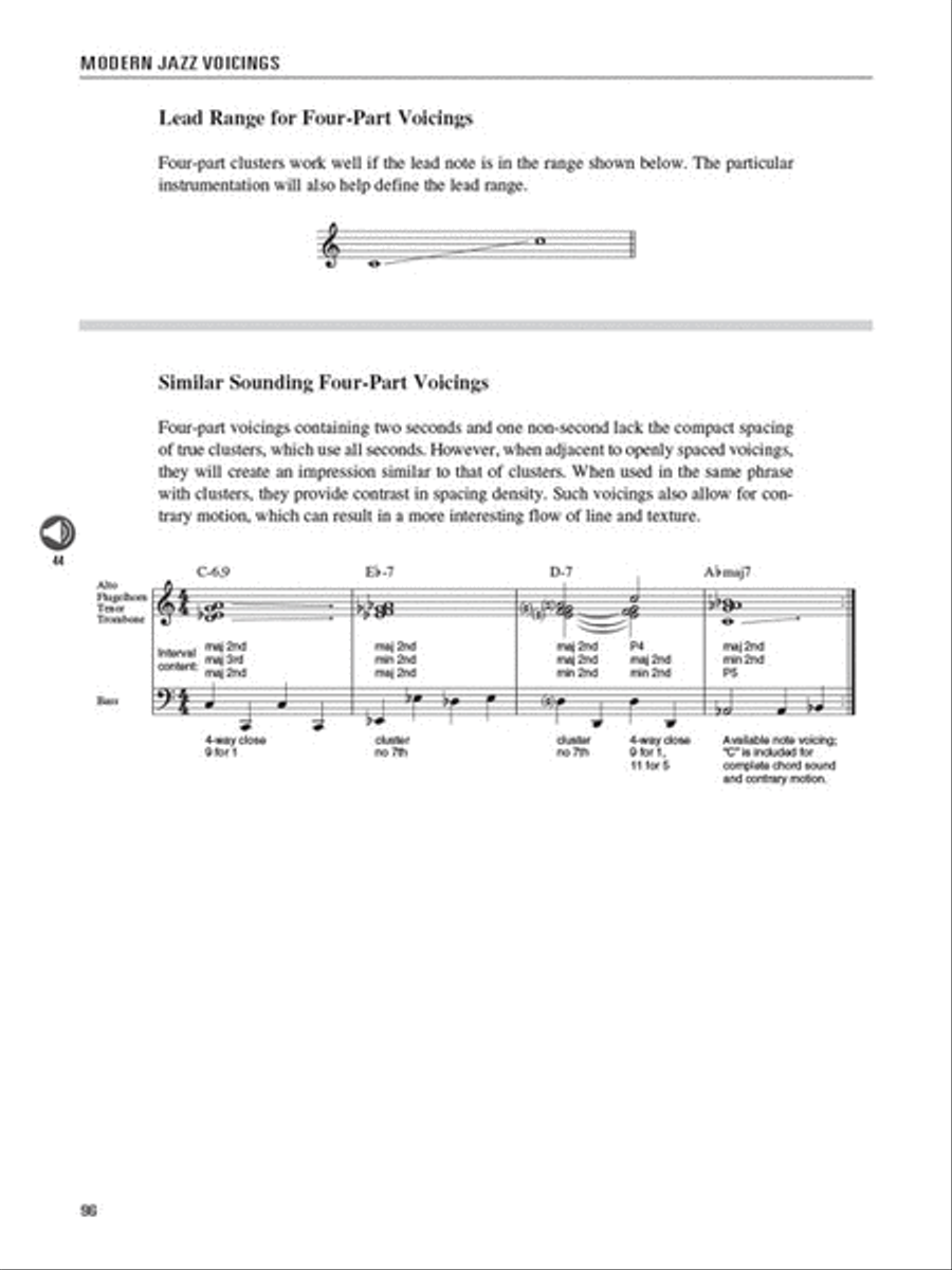 Modern Jazz Voicings Jazz Ensemble scores gallery preview page 7