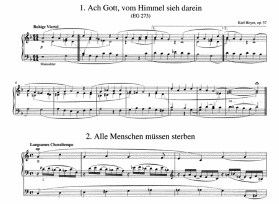 Choralvorspiele, op. 57 Choralvorspiele, op. 57 Organ scores gallery preview page 2