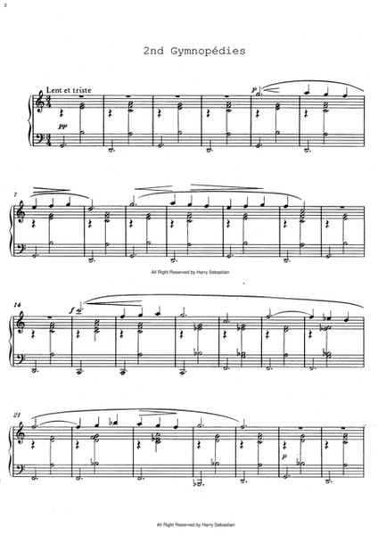 Erik Satie - Gymnopédie No.1, No.2 and No.3( Completed) image number null