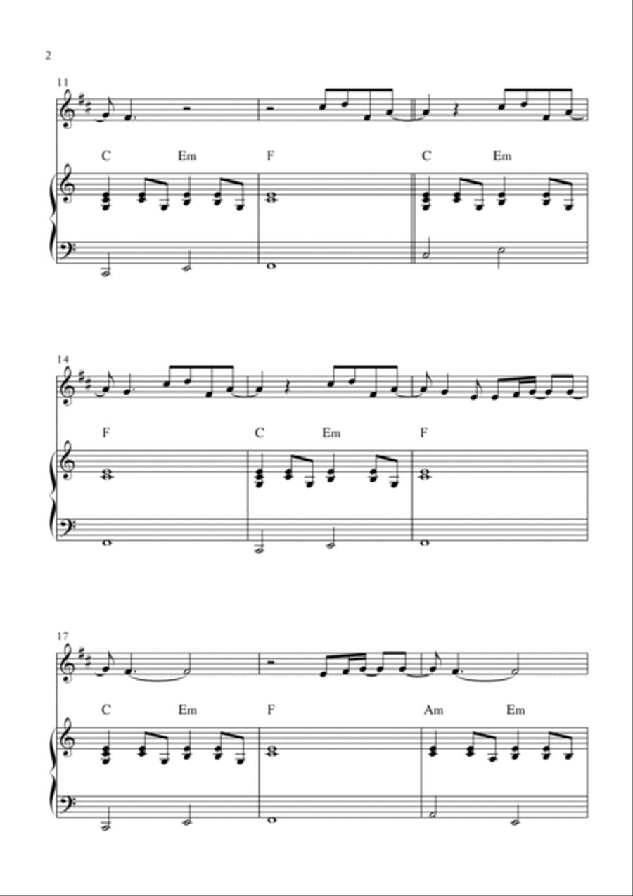What Was I Made For? B-Flat Trumpet scores gallery preview page 2