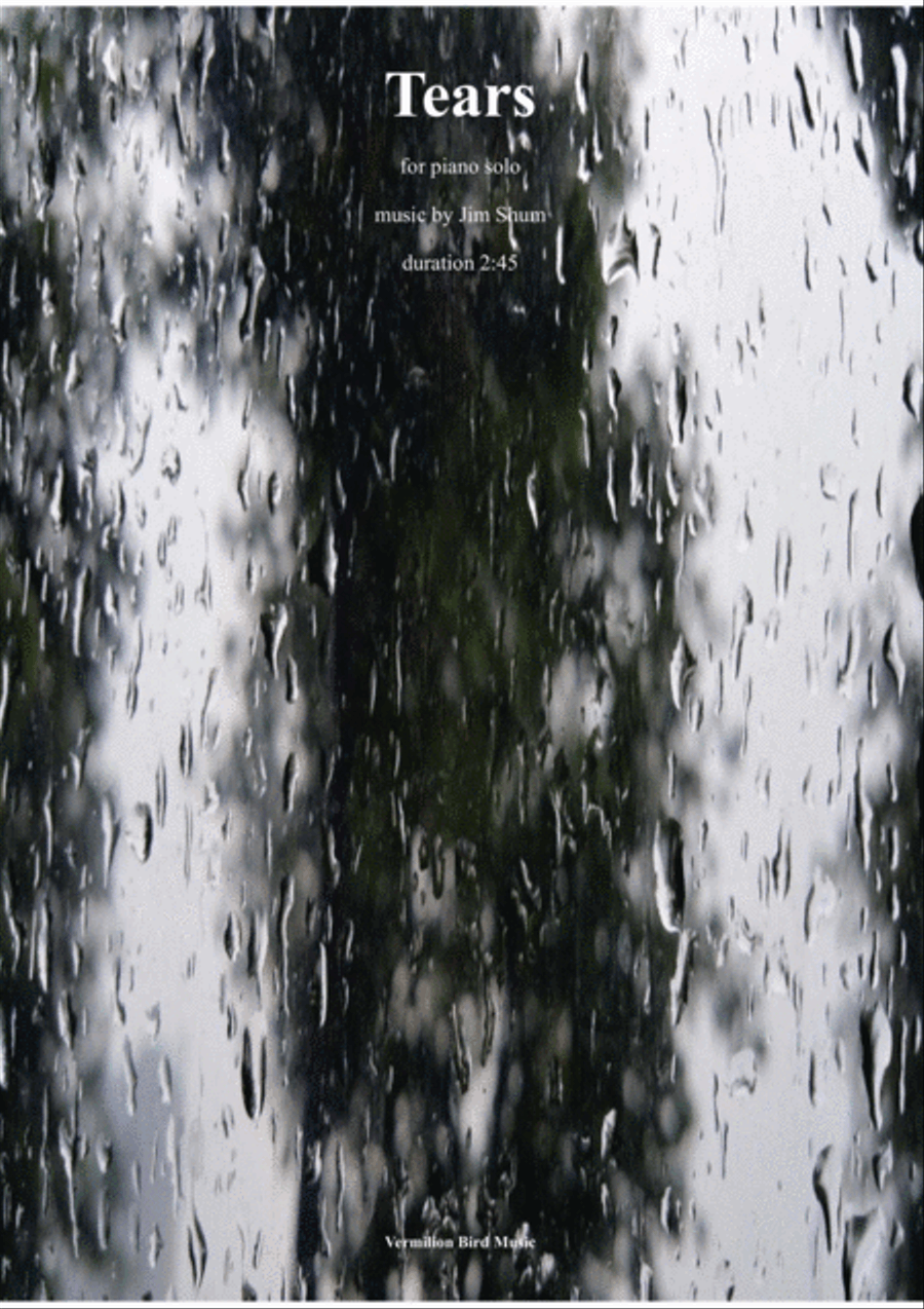 Tears Piano Solo scores gallery preview page 1