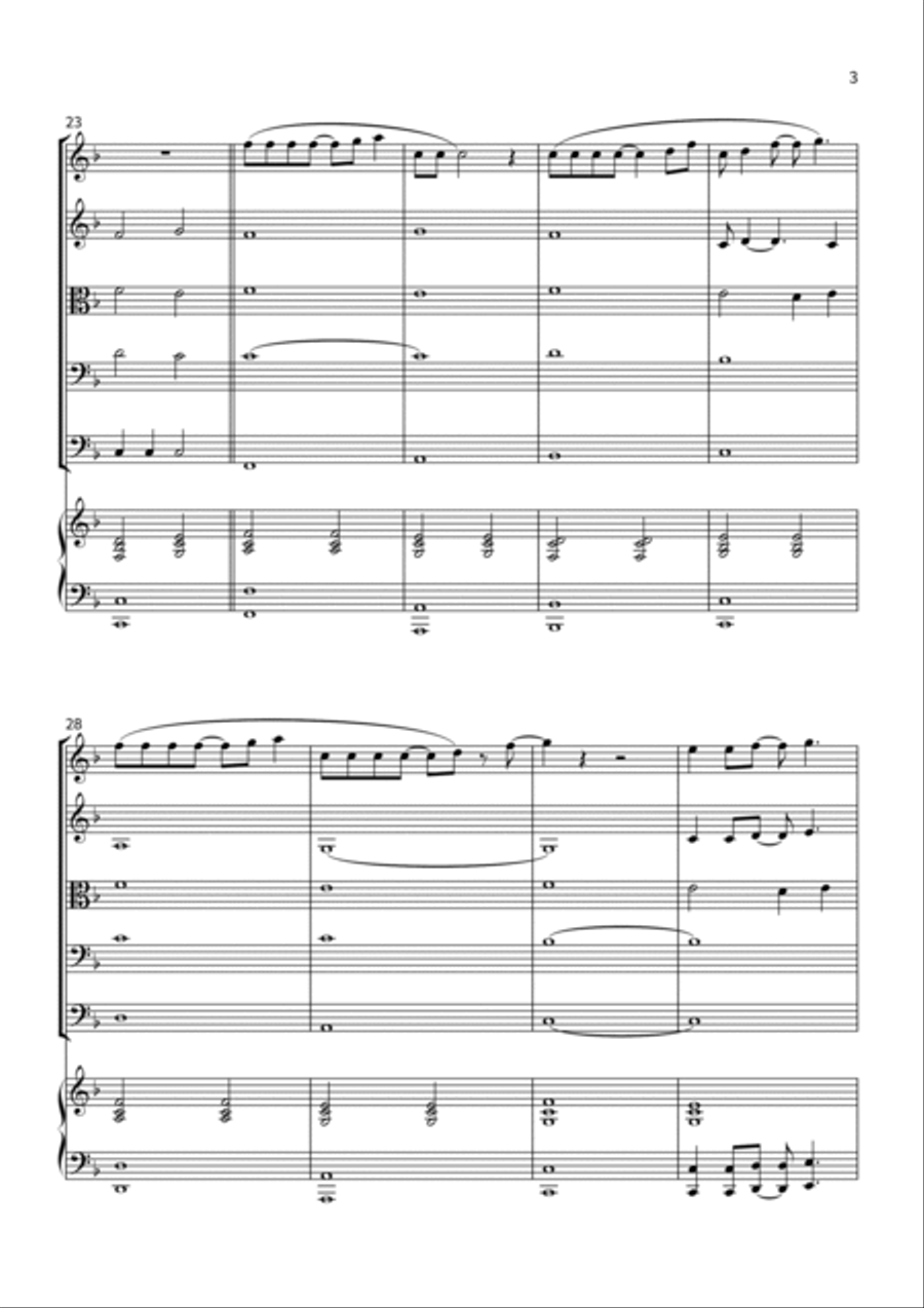 Part Of Your World (reprise) String Quintet scores gallery preview page 3