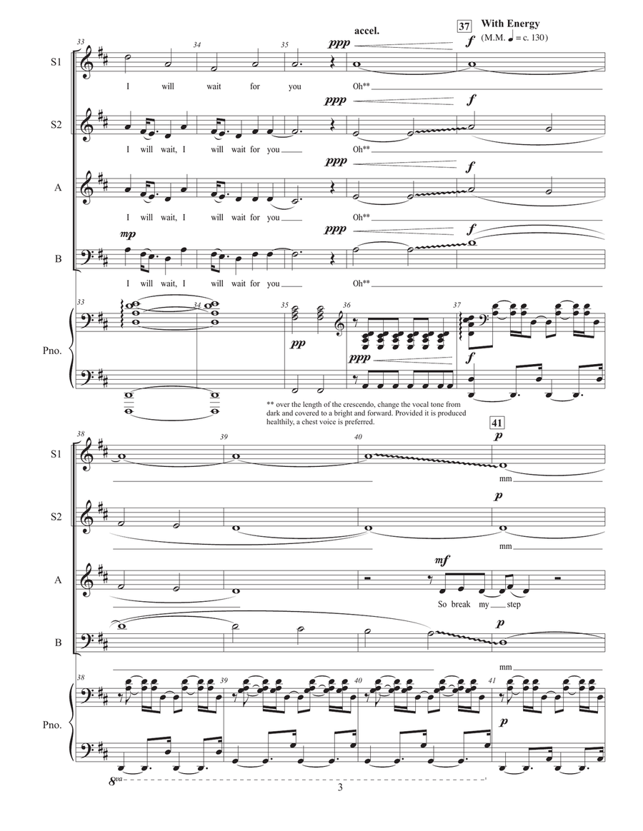 I Will Wait 3-Part scores gallery preview page 3