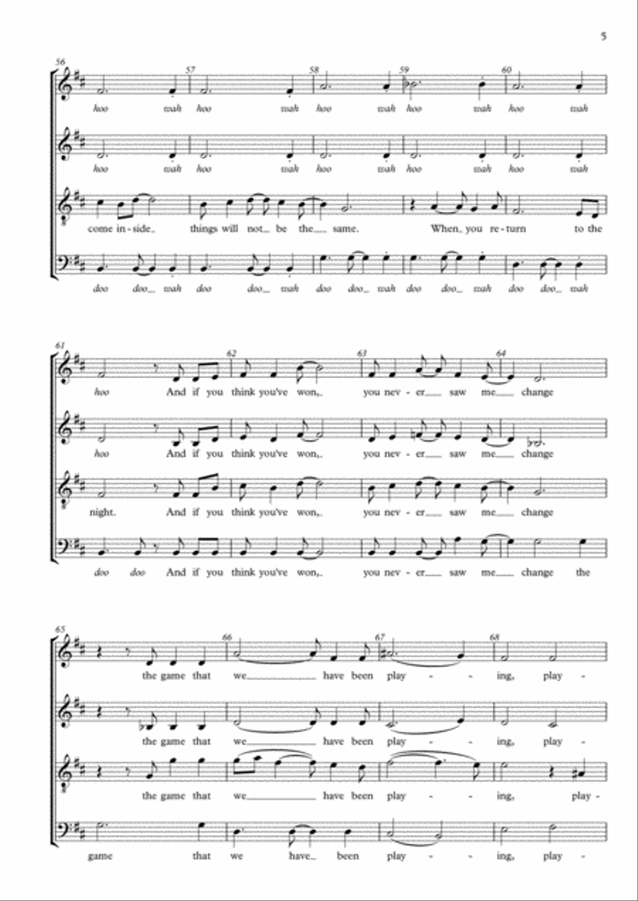 You Know My Name from CASINO ROYALE 4-Part scores gallery preview page 5