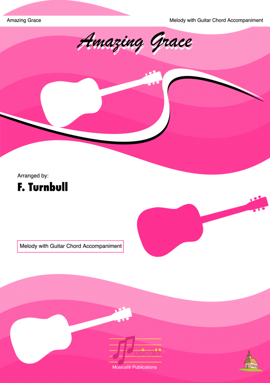 Amazing Grace Amazing Grace Piano, Vocal, Guitar scores gallery preview page 1