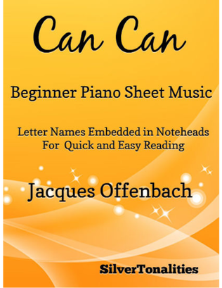 Can Can Beginner Piano Sheet Music