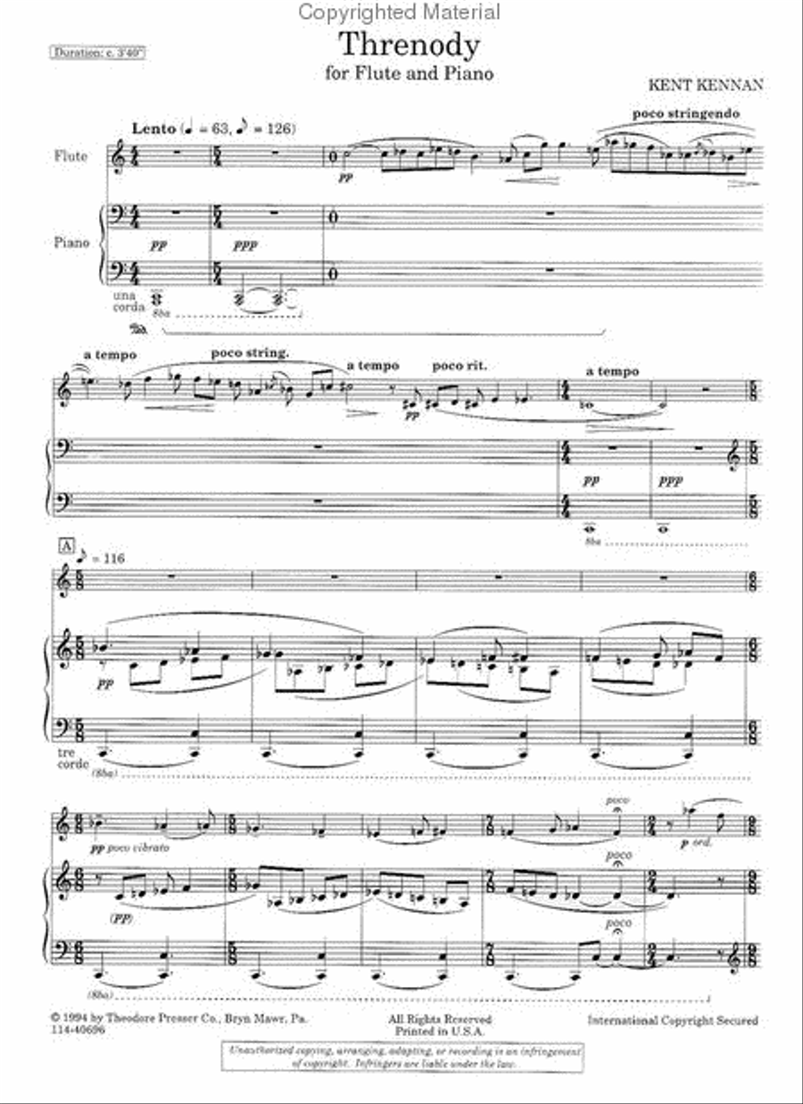 Threnody Threnody Chamber Music scores gallery preview page 2