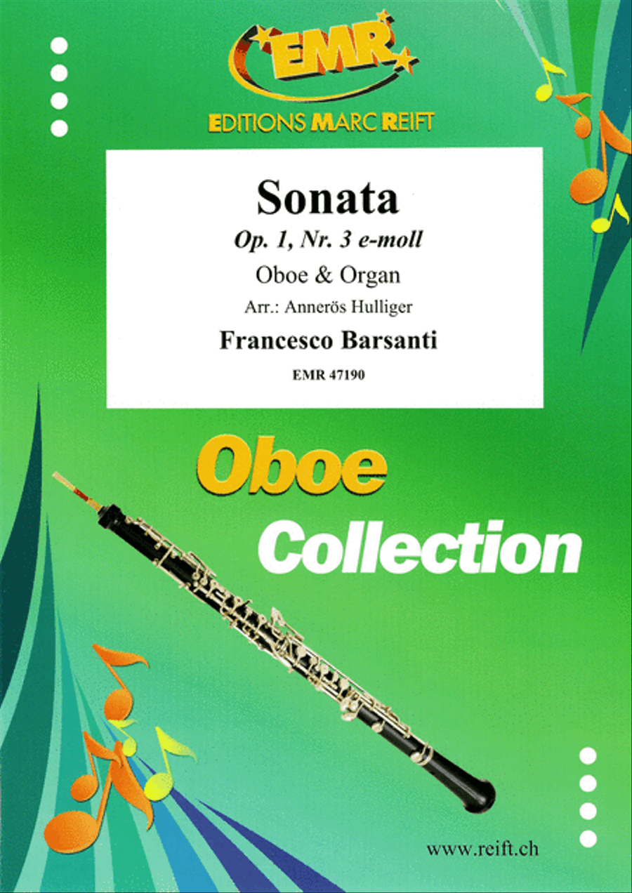 Sonata Sonata Oboe scores gallery preview page 1