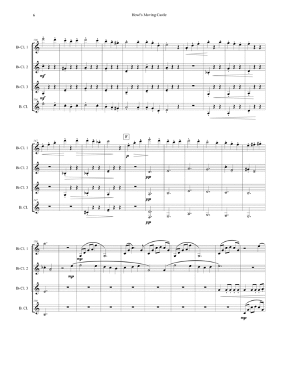 Howl's moving store castle french horn