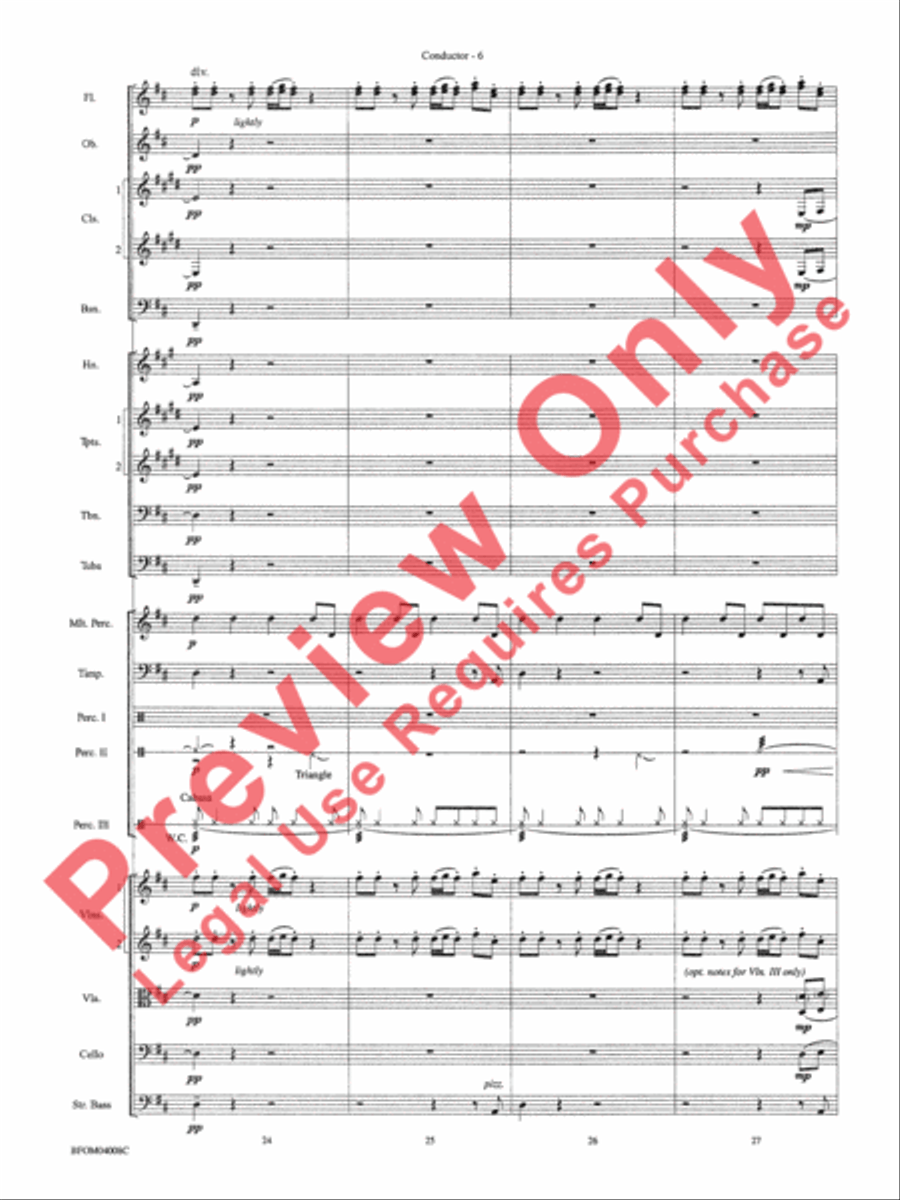 Bellingrath Gardens Full Orchestra scores gallery preview page 9