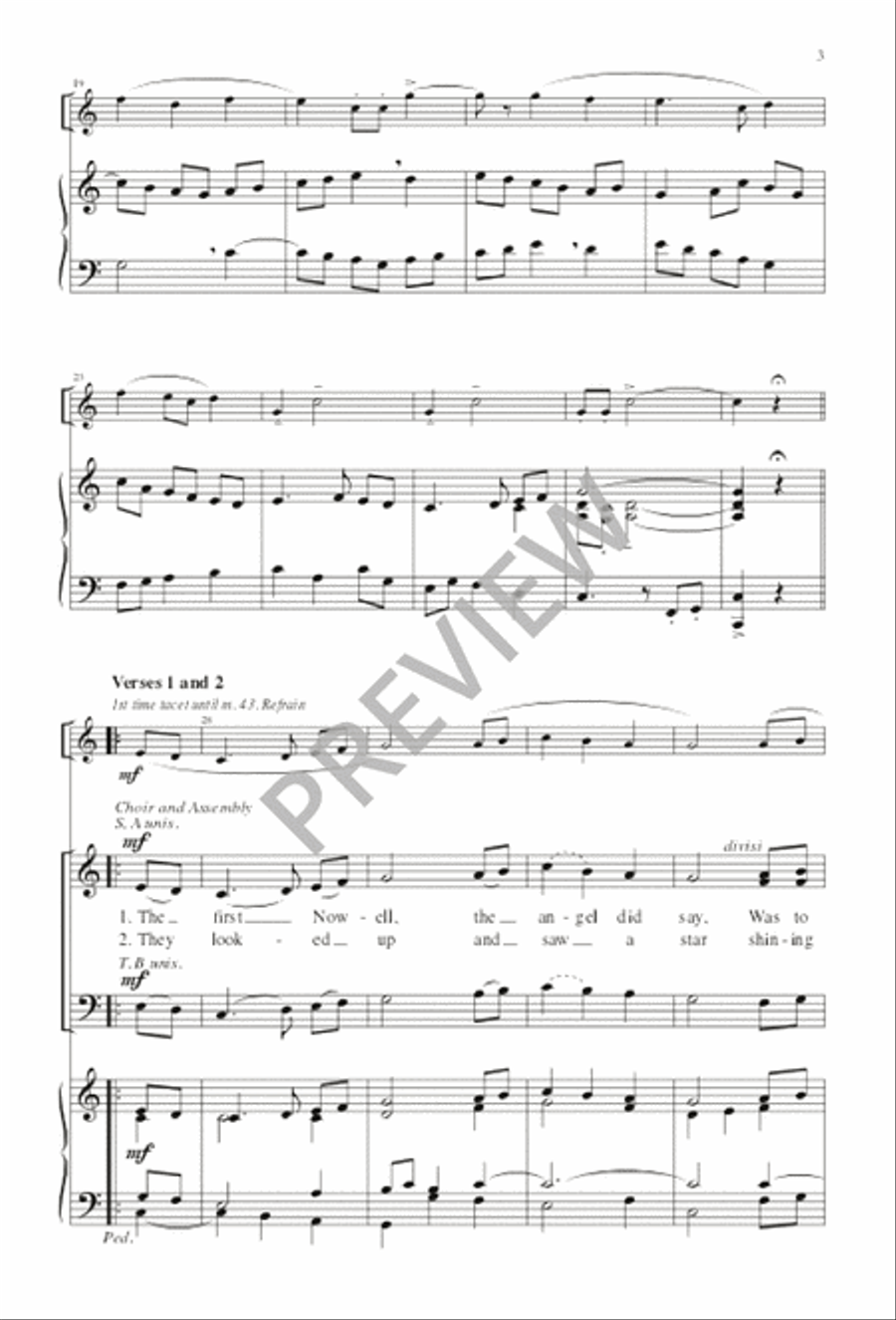 The First Nowell The First Nowell 3-Part scores gallery preview page 5