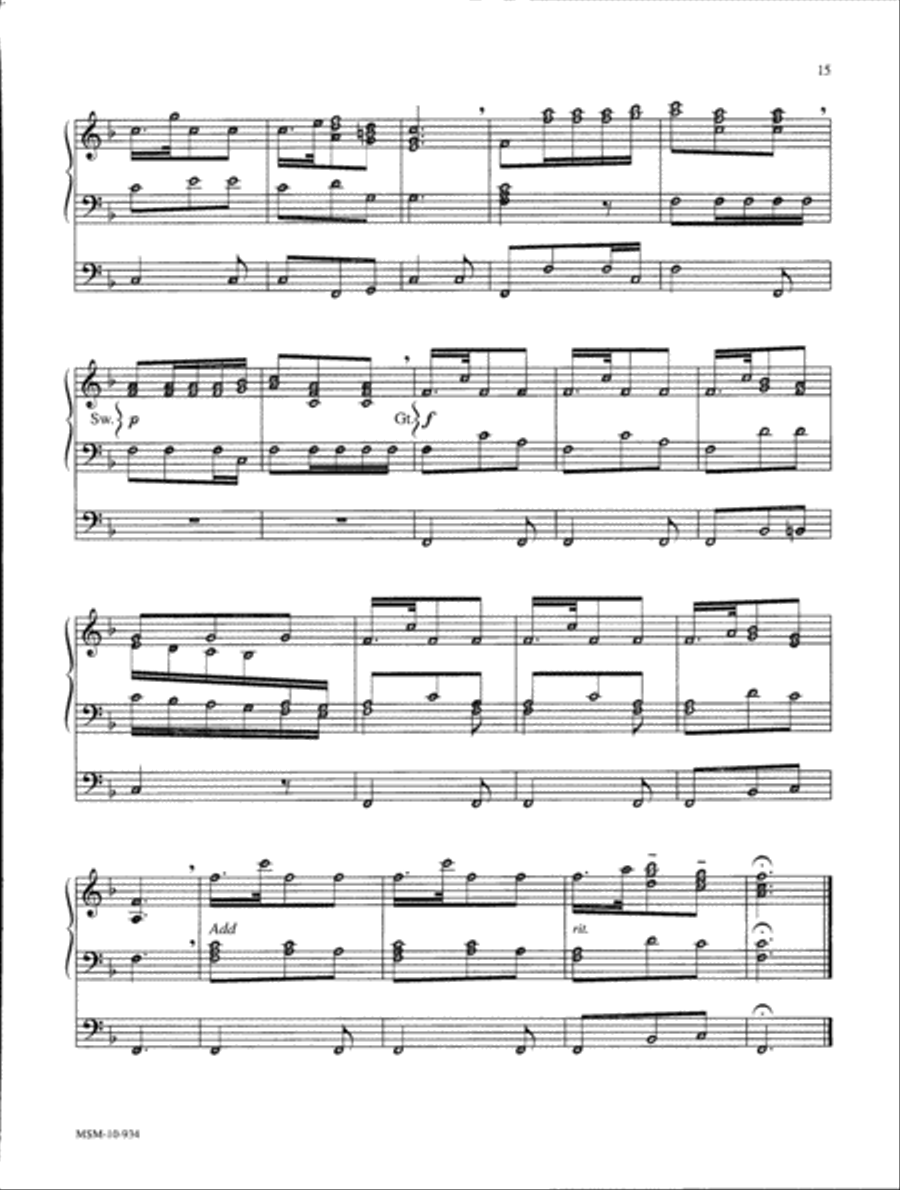 Music from The Four Seasons, Set 1 - Autumn Organ scores gallery preview page 8