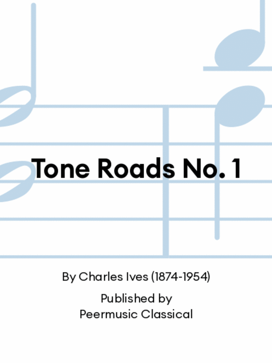 Tone Roads No. 1 Clarinet scores gallery preview page 1