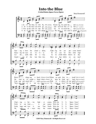 US SPACE FORCE HYMN (Into the Blue) (Hymn Style)