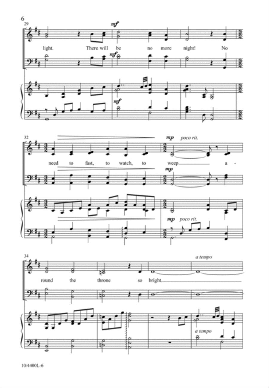 Dwell in the Light Forevermore 4-Part scores gallery preview page 6