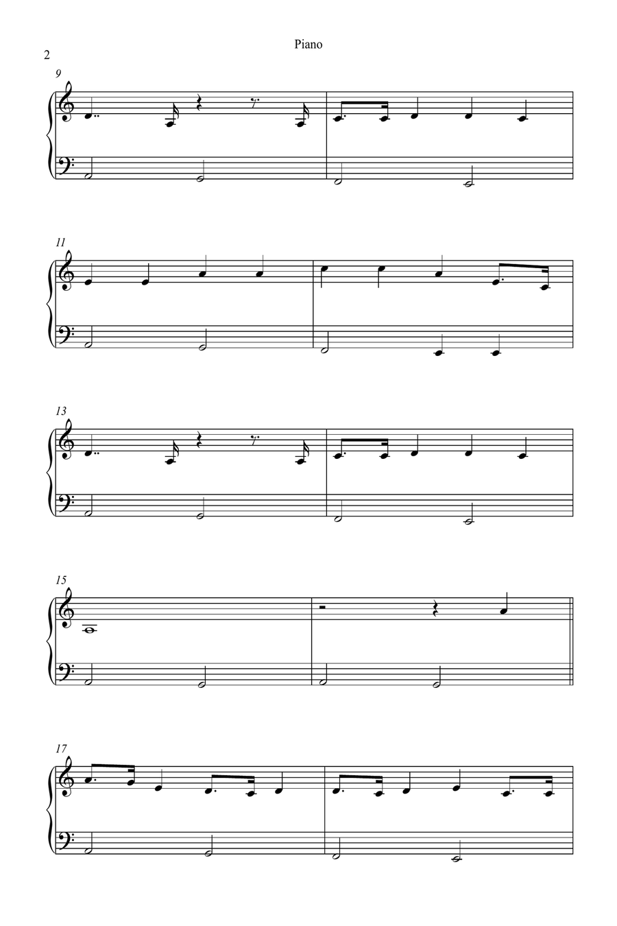 Hit The Road Jack Piano Solo scores gallery preview page 2