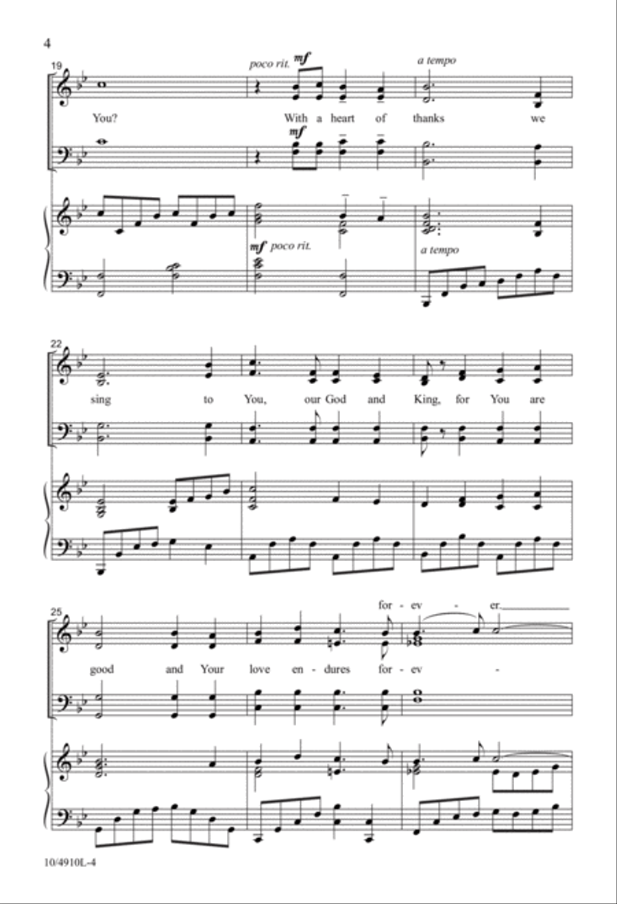 With a Heart of Thanks 4-Part scores gallery preview page 4