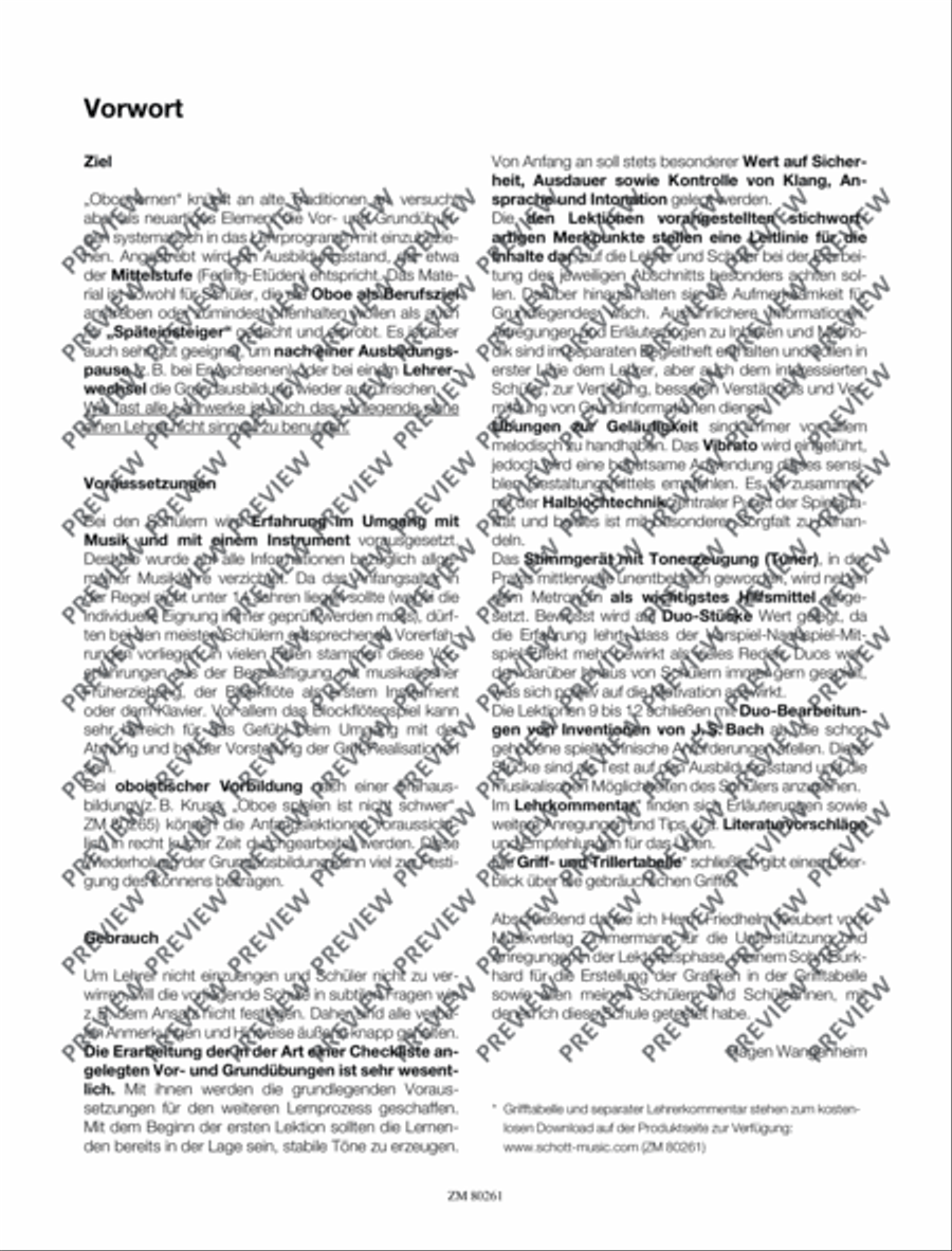Oboe lernen Oboe scores gallery preview page 4