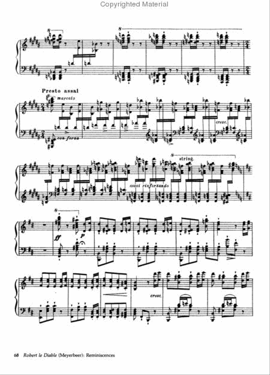 Piano Transcriptions from French and Italian Operas Piano Solo scores gallery preview page 3