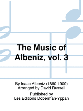 Book cover for The Music of Albeniz, vol. 3