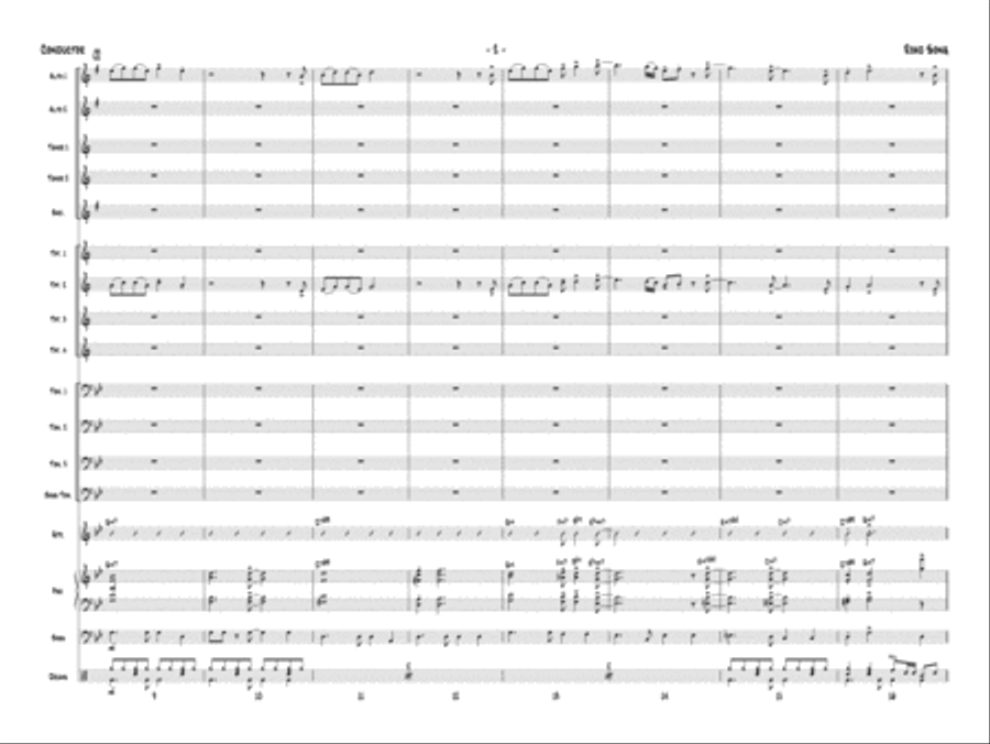 Road Song Road Song Jazz Ensemble scores gallery preview page 3