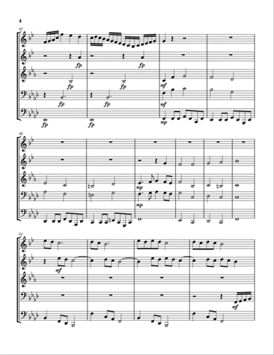 Brass Quintet No. 1 Brass Quintet No. 1 Brass Quintet scores gallery preview page 4