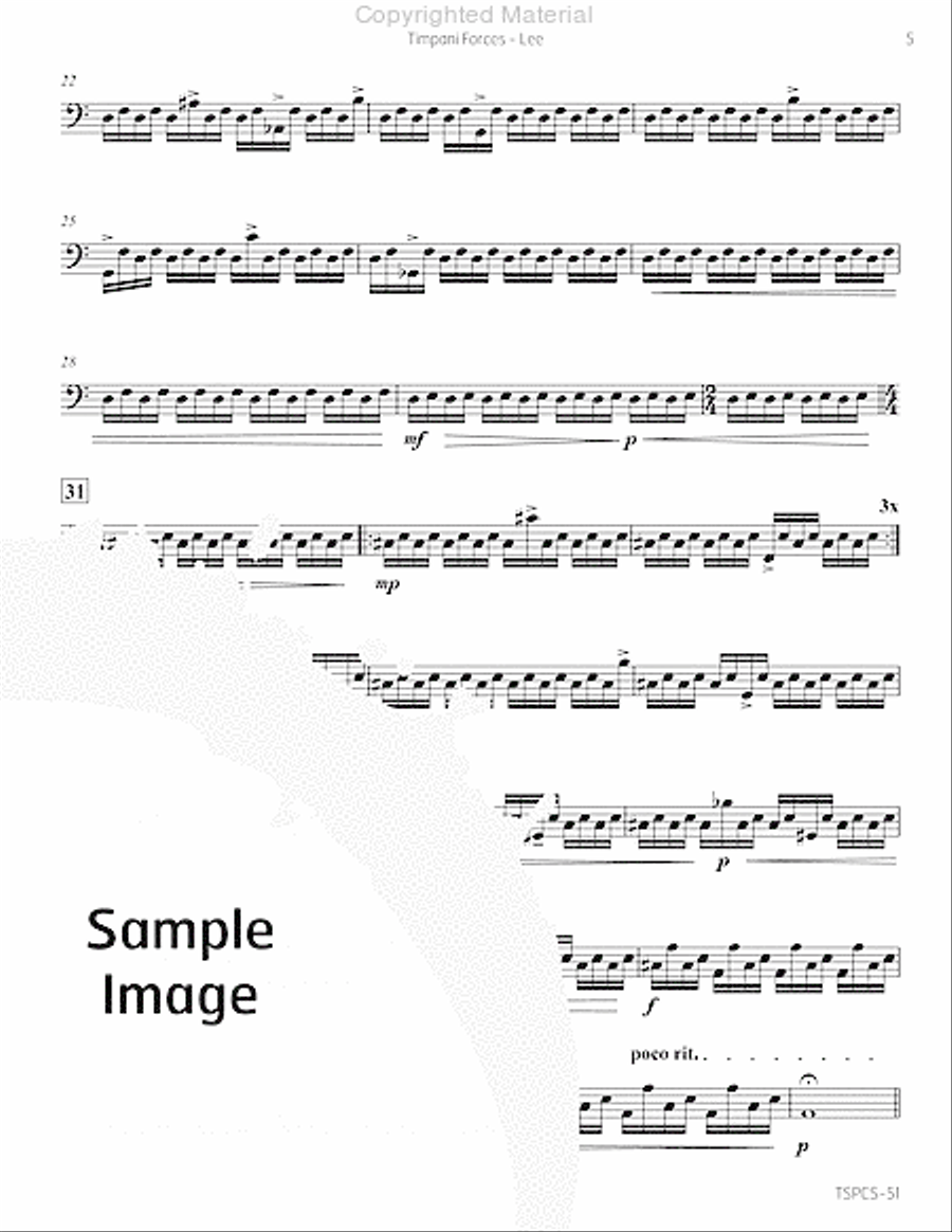 Timpani Forces Timpani Forces Percussion scores gallery preview page 8