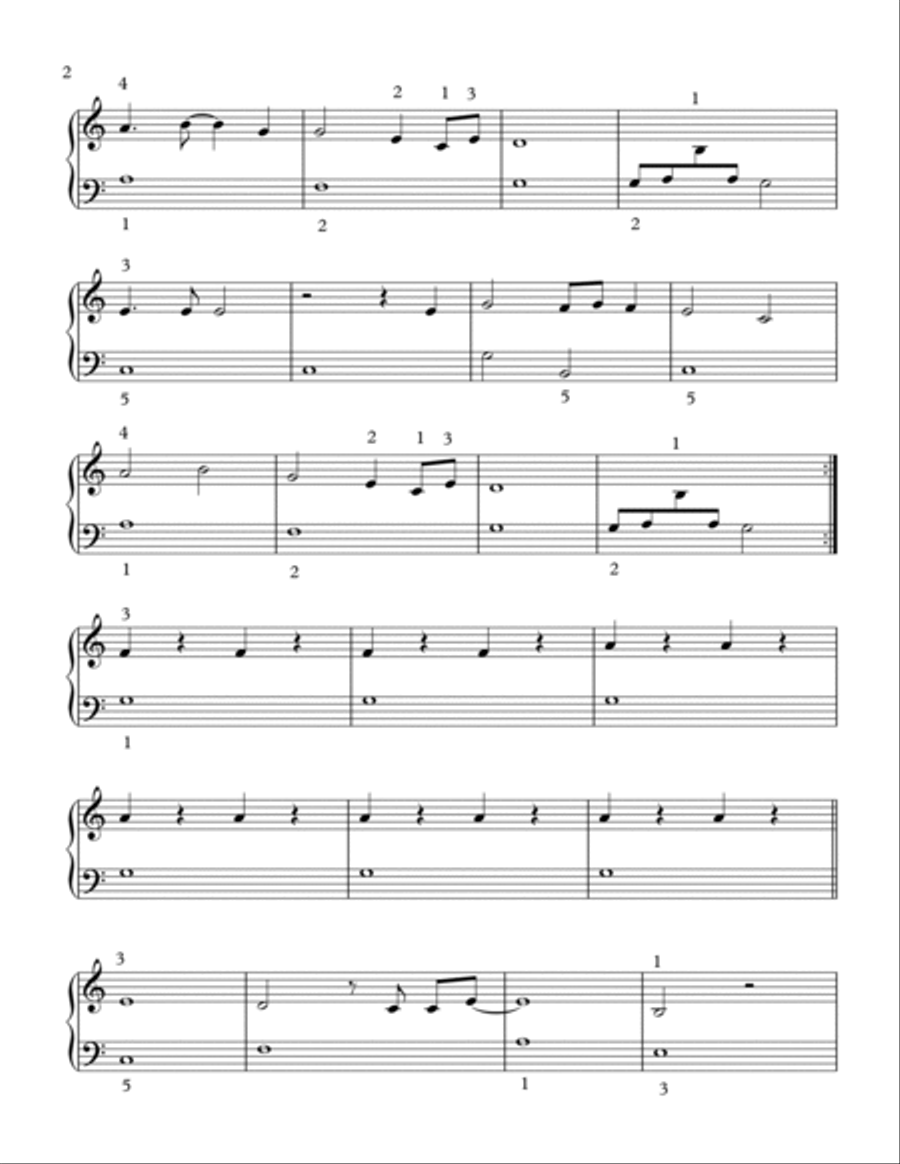 Two Birds Easy Piano scores gallery preview page 2
