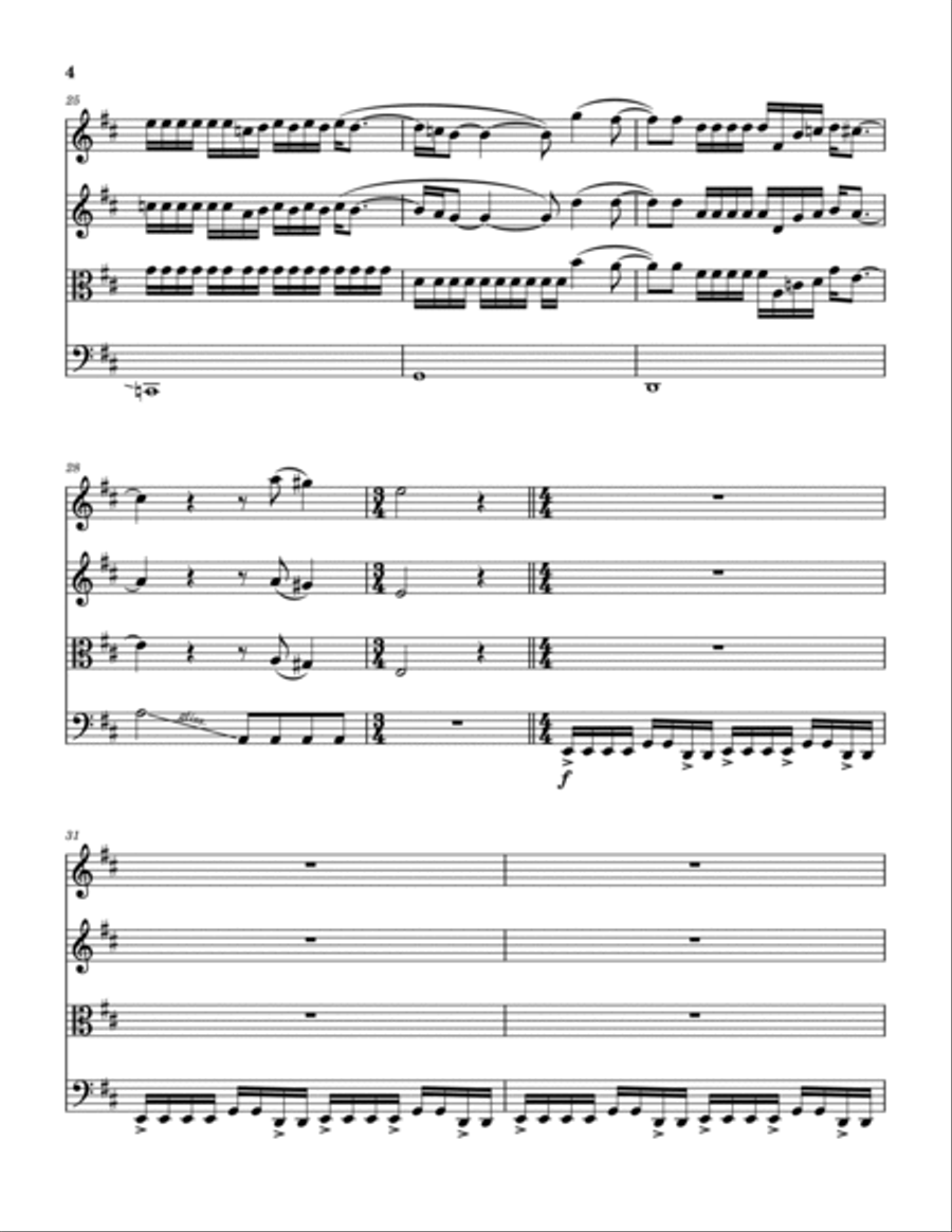 Crazy Crazy String Quartet scores gallery preview page 5