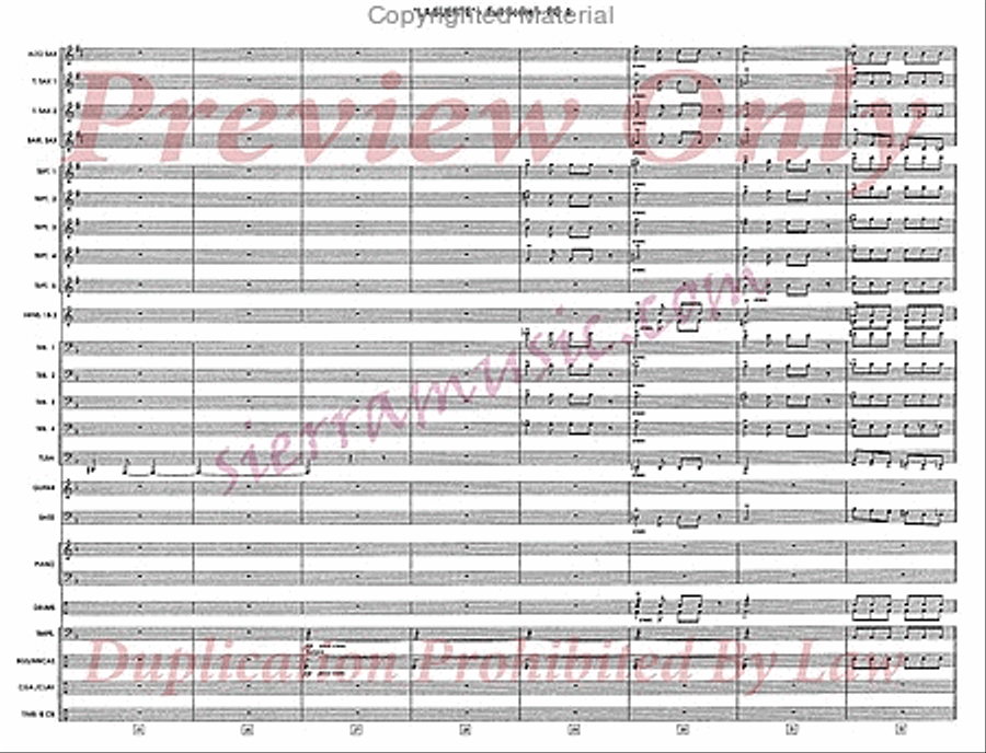 La Suerte De Los Tontos Jazz Ensemble scores gallery preview page 5