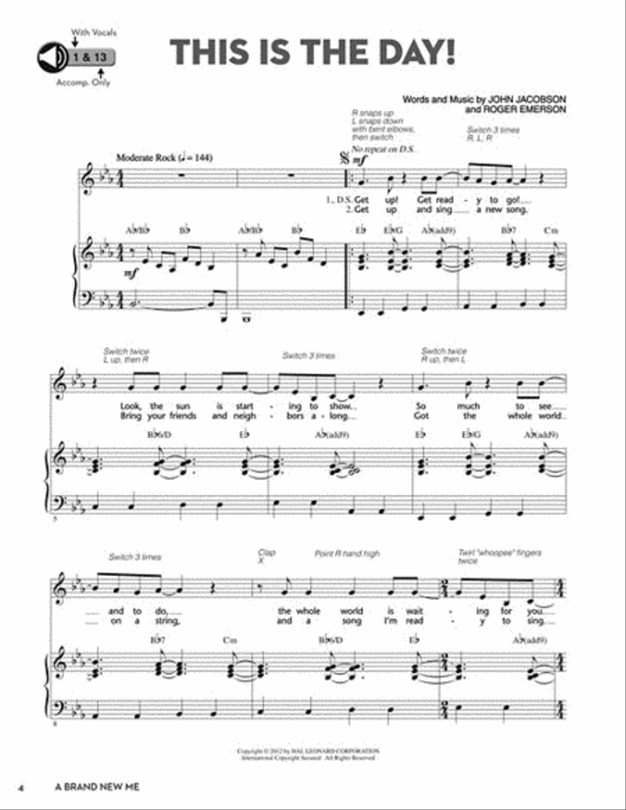 A Brand New Me A Brand New Me Choir scores gallery preview page 3