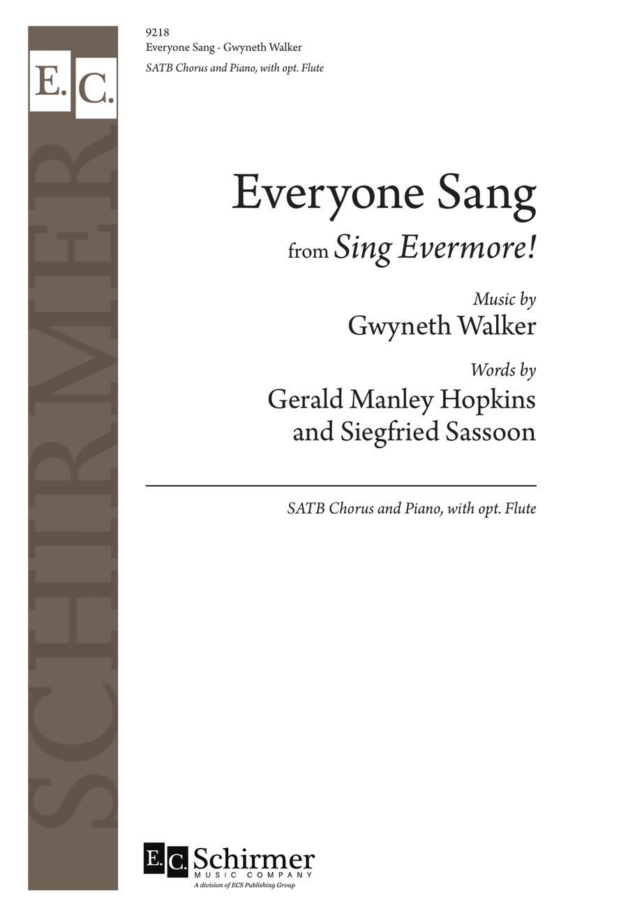 Everyone Sang 4-Part scores gallery preview page 1