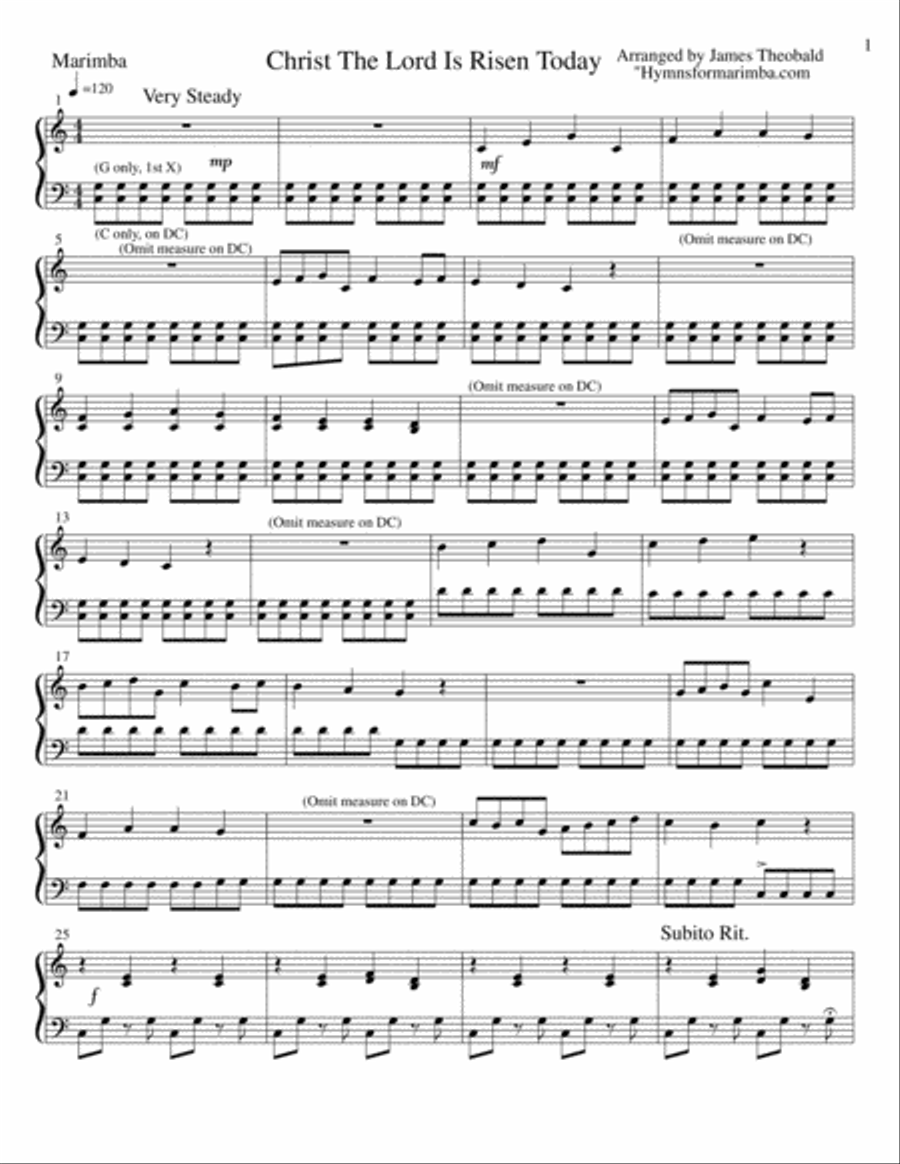Solo Marimba 