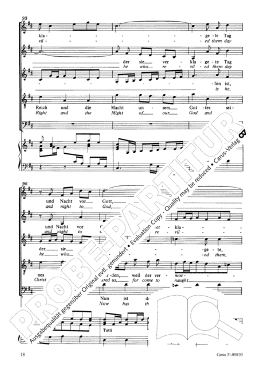 Now has the hope and the strength (Nun ist das Heil und die Kraft) 4-Part scores gallery preview page 19