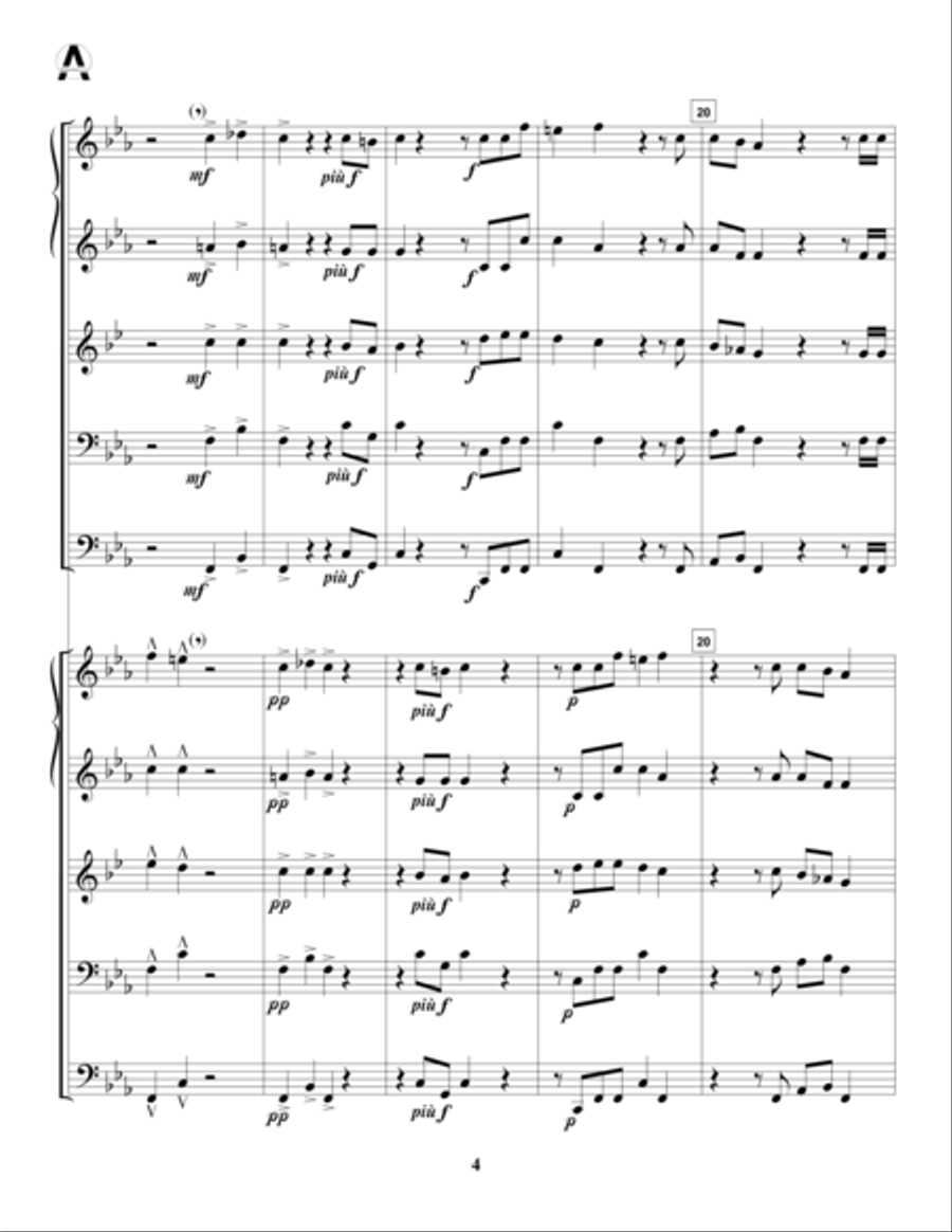 Ola, o che bon eccho! Horn scores gallery preview page 6