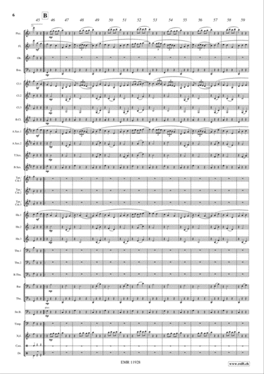 Espana Concert Band scores gallery preview page 7