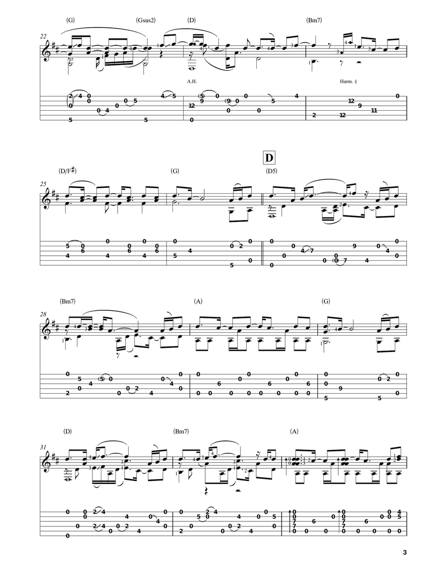 Easy On Me Easy On Me Acoustic Guitar scores gallery preview page 3