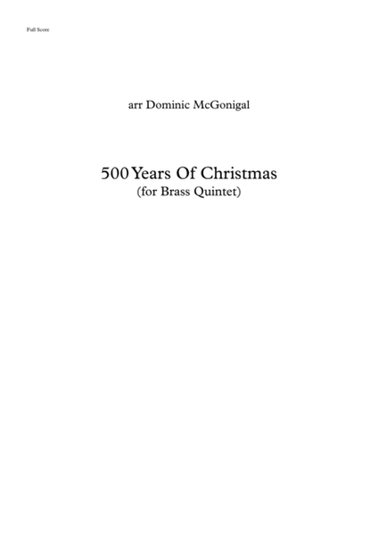 500 Years of Christmas (Brass Quintet)