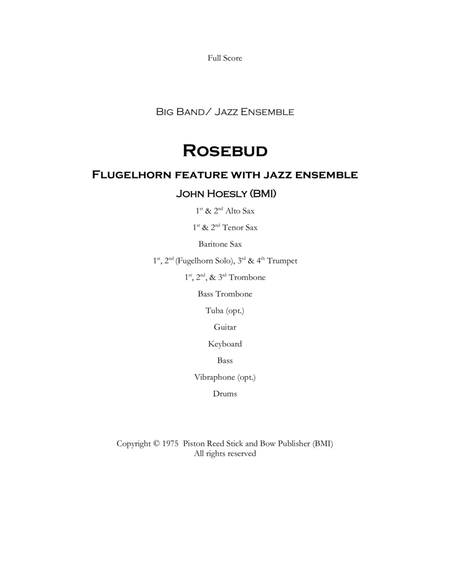 Rosebud- jazz ensemble, big band image number null