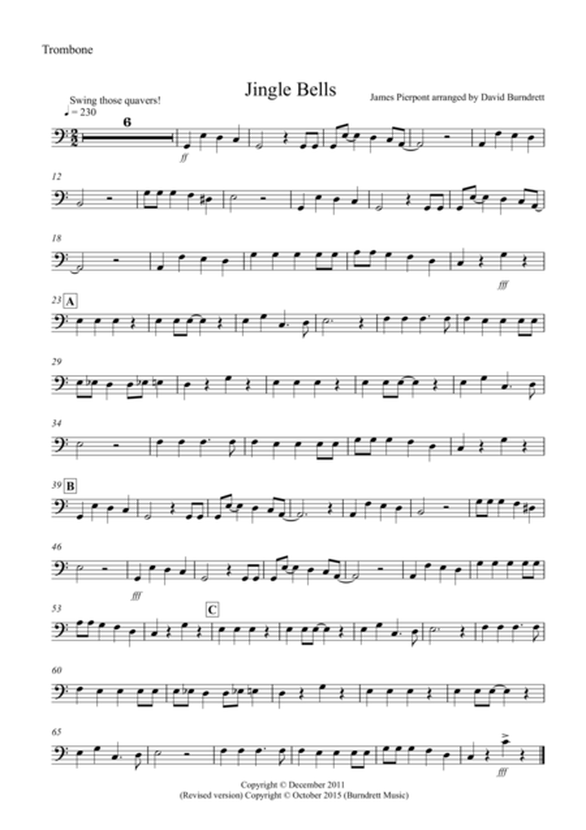 Jingle Bells (Jazzy Style!) for Trombone and Piano image number null