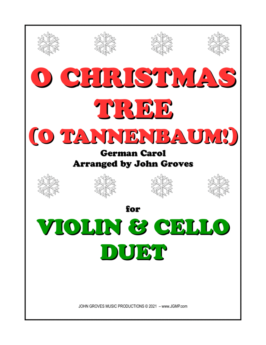 O Christmas Tree (O Tannenbaum!) - Violin & Cello Duet image number null