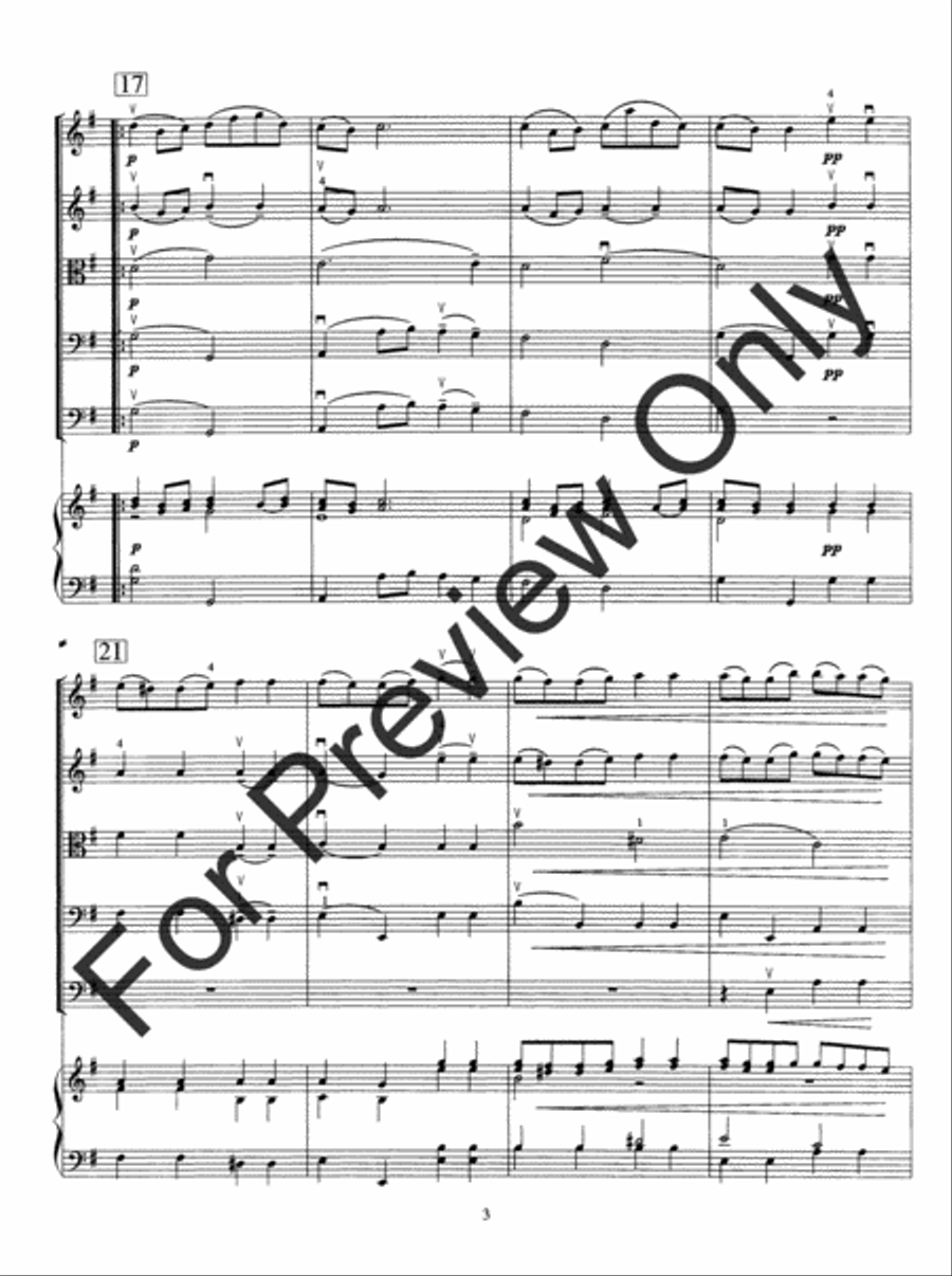 Andante and Allegro String Orchestra scores gallery preview page 6