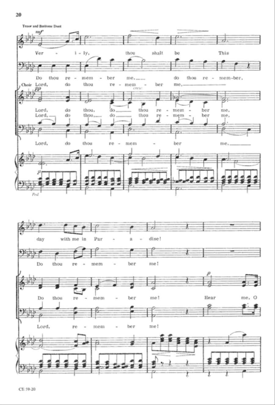 The Seven Last Words of Christ 4-Part scores gallery preview page 22