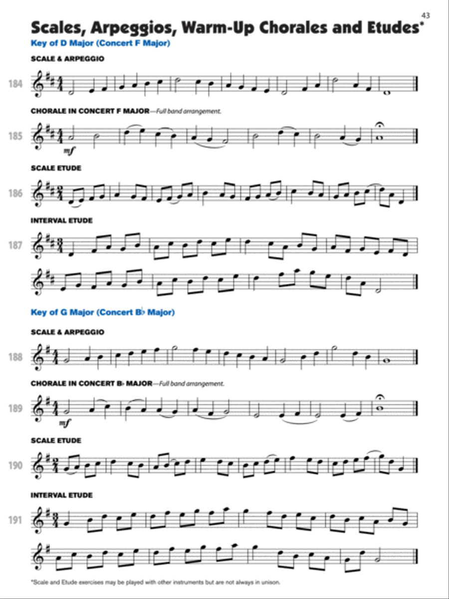Sound Innovations for Concert Band, Book 1 Concert Band Methods scores gallery preview page 7