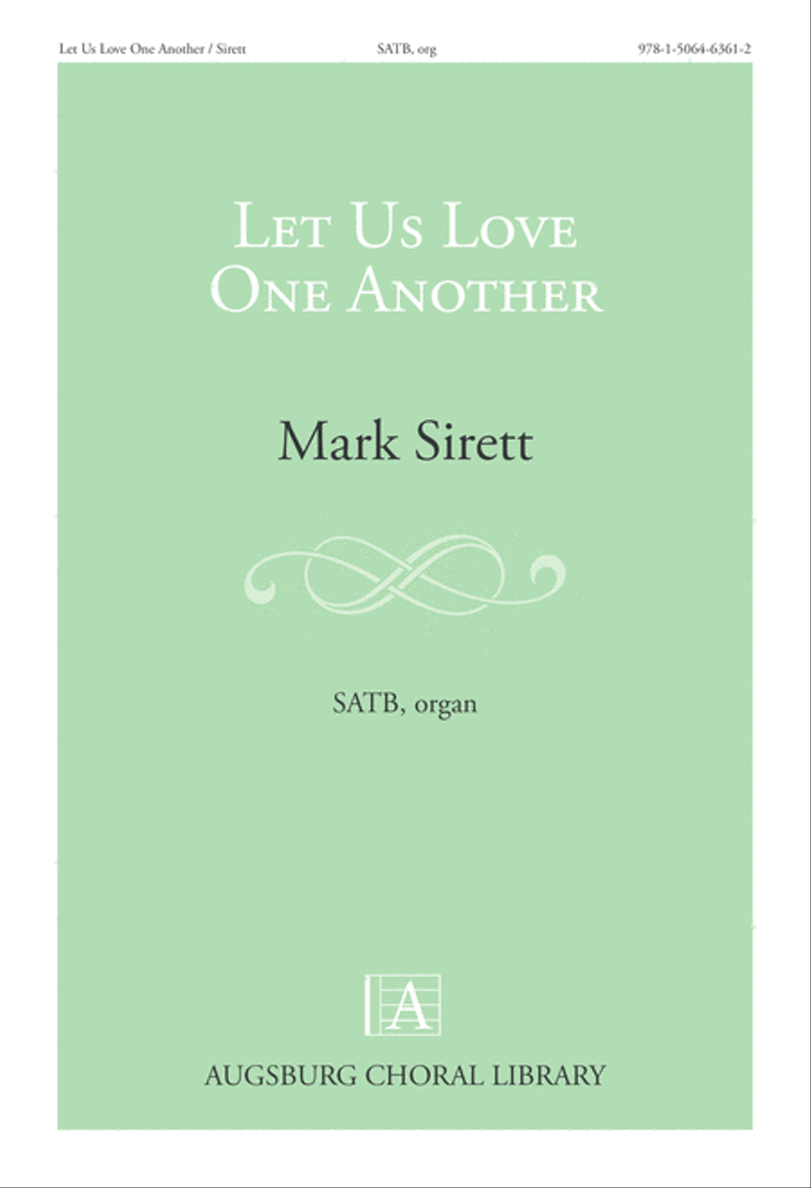 Let Us Love One Another 4-Part scores gallery preview page 1