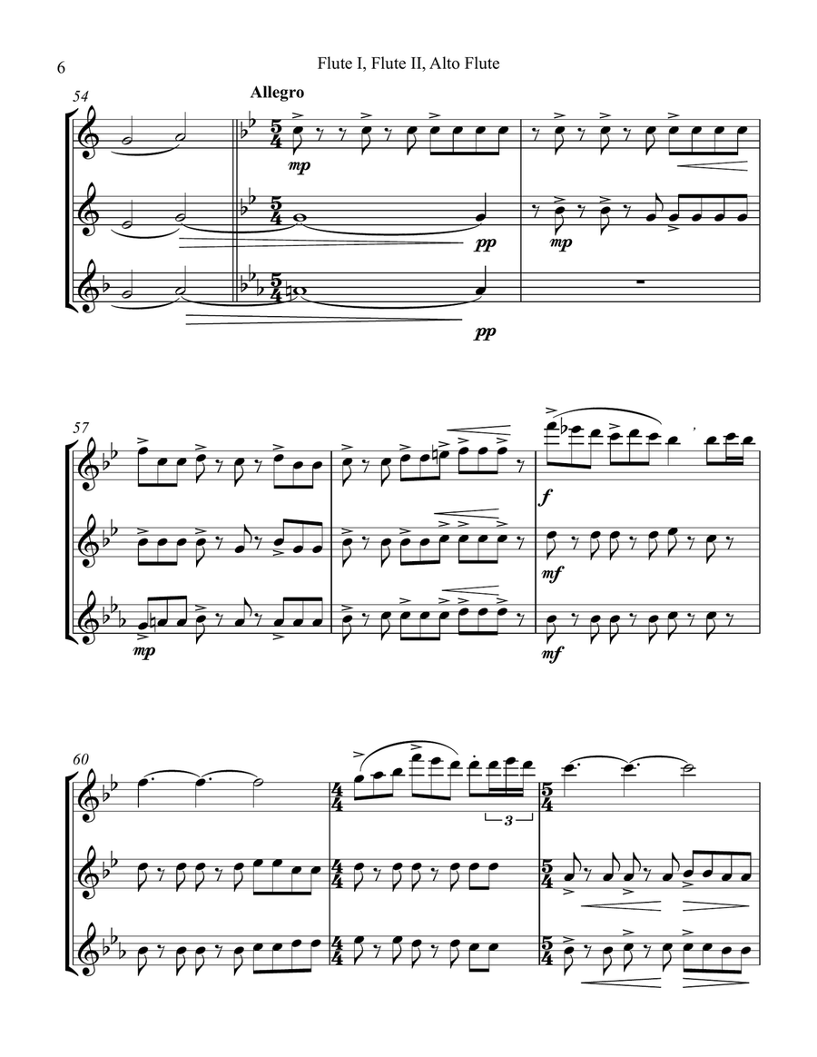 With a Fife and Drum With a Fife and Drum Woodwind Trio scores gallery preview page 6