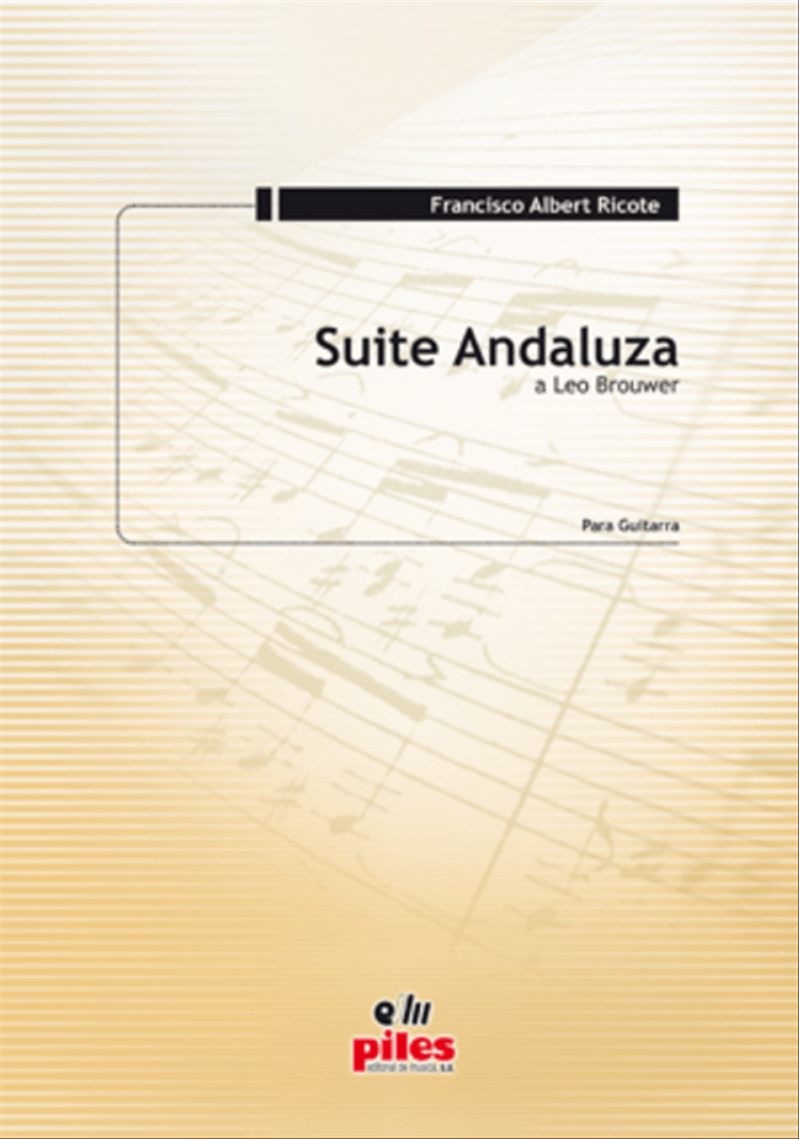 Suite Andaluza Suite Andaluza Classical Guitar scores gallery preview page 1