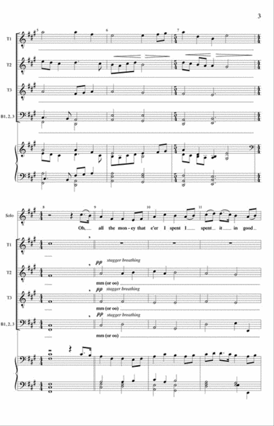 The Parting Glass A Cappella scores gallery preview page 3