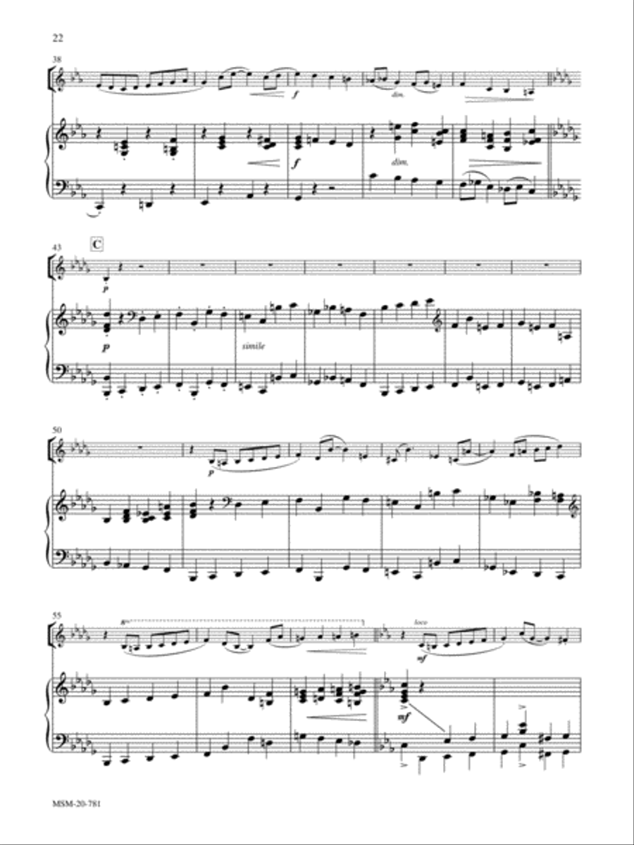 Joshua Fought the Battle of Jericho Clarinet Solo scores gallery preview page 3
