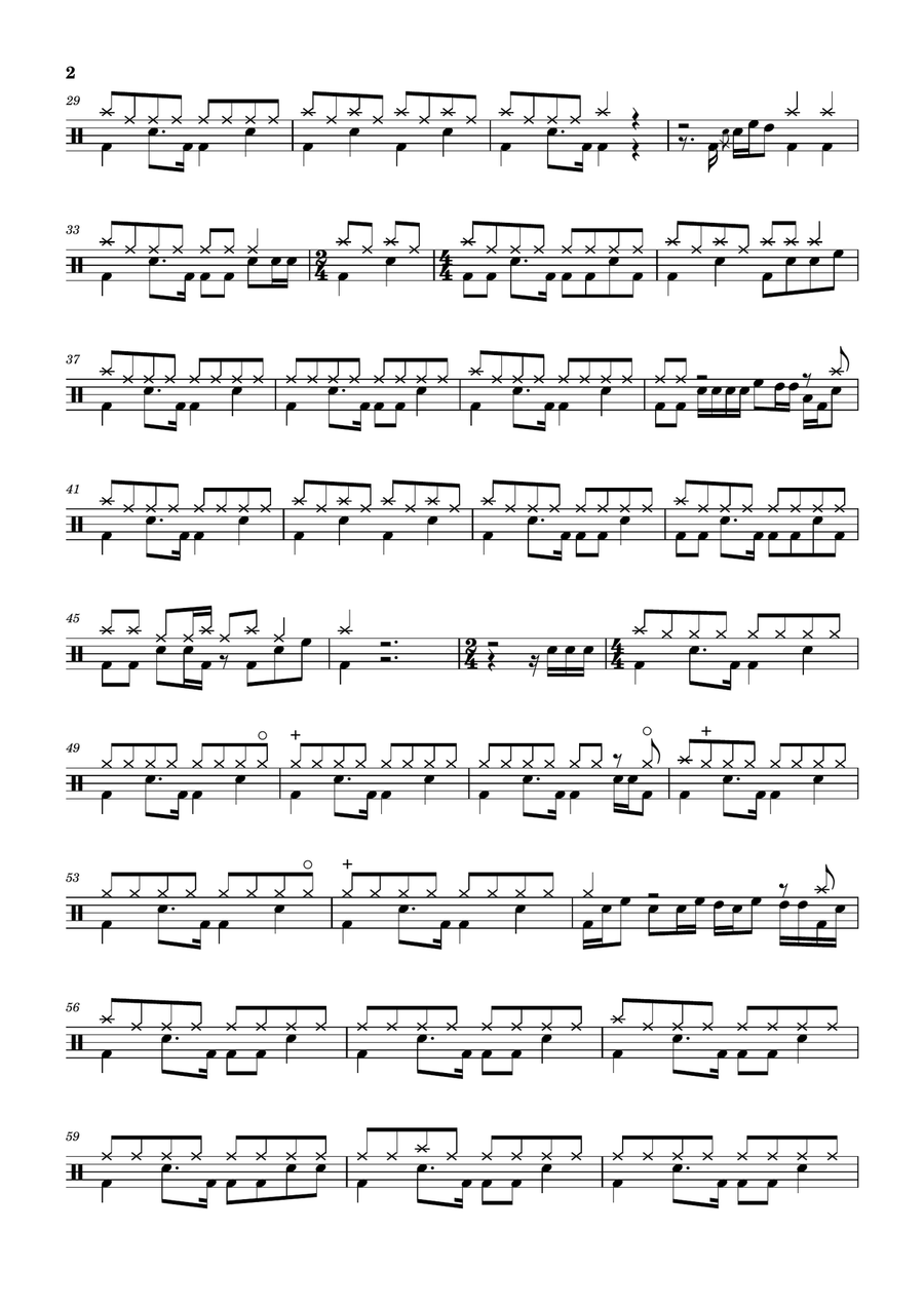 When You Got A Good Thing Drum Set scores gallery preview page 2